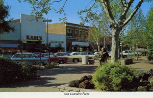 San Leandro Plaza, San Leandro, California, mailed 1974                